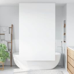 Berkfield Home Shower Roller Blind 160x240 cm Fabric Width 156 cm in White