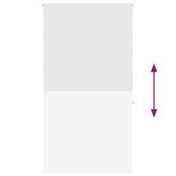 Berkfield Home Shower Roller Blind 160x240 cm Fabric Width 156 cm in White - thumbnail 5