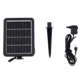 Living and Home Solar-Powered Water Display for Garden Decoration in Brown - thumbnail 9