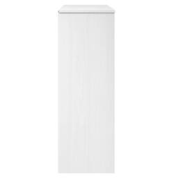 Berkfield Home Top for Highboard MOLDE White 90x35x100 cm Solid Wood Pine - Size: 90 x 35 x 100 cm - thumbnail 6