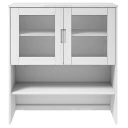 Berkfield Home Top for Highboard MOLDE White 90x35x100 cm Solid Wood Pine - Size: 90 x 35 x 100 cm - thumbnail 4