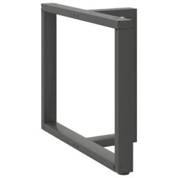 Berkfield Home Dining Table Legs T-Shaped¬†2 pcs Anthracite 100x35x(72-73) cm Steel in Black - thumbnail 3