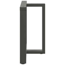 Berkfield Home Dining Table Legs T-Shaped¬†2 pcs Anthracite 100x35x(72-73) cm Steel in Black - thumbnail 4