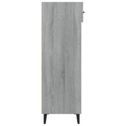 Berkfield Home Shoe Cabinet Grey Sonoma 60x35x105 cm Engineered Wood - Size: 60 x 35 x 105 cm - thumbnail 8