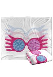 Harry Potter Luna Lovegood Spectrespecs Officially Licensed Silky Touch Super Soft Throw Blanket 152x127 cm in White - thumbnail 2