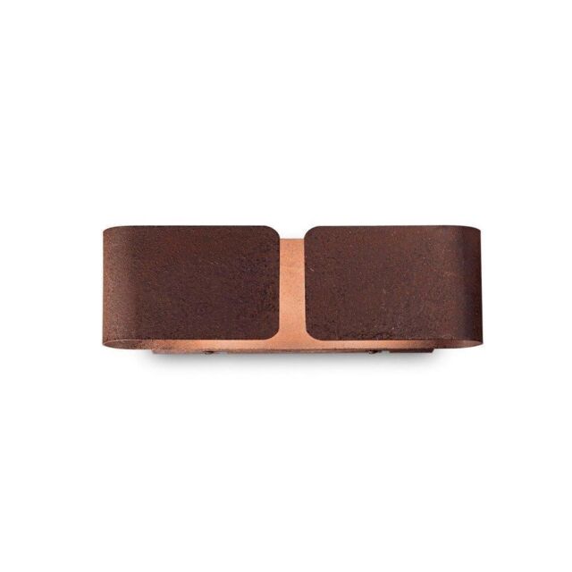 Netlighting Clip Decorative Flush Wall Light Corten E27 in Brown