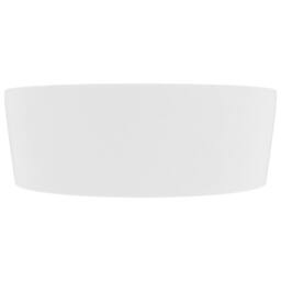 Berkfield Home Luxury Wash Basin with Overflow Matt White 36x13 cm Ceramic - thumbnail 4