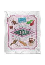 Warner Brothers Harry Potter Honeydukes Hogsmeade Label Blanket 152 x 127 cm in White - thumbnail 1