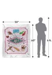Warner Brothers Harry Potter Honeydukes Hogsmeade Label Blanket 152 x 127 cm in White - thumbnail 5