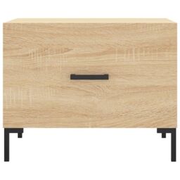 Berkfield Home Coffee Tables 2 pcs Sonoma Oak 50x50x40 cm Engineered Wood in Brown - Size: 50 x 50 x 40 cm - thumbnail 6