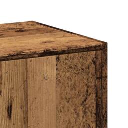 Berkfield Home Apothecary Cabinet Old Wood 30x41x118 cm Engineered Wood in Brown - Size: 30 x 41 x 118 cm - thumbnail 8