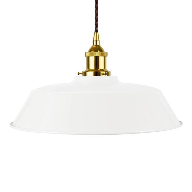 SE Home White Chancery Pendant Light - Gold - Brown Twisted - image 1
