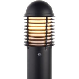 Loops 2 PACK Outdoor Bollard Post Light - 60W E27 GLS - 1000mm Height - Matt Black - thumbnail 5