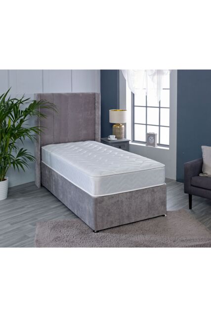 Starlight Beds White Memory Foam Hybrid Sprung Mattress - Size: EU Double - image 1