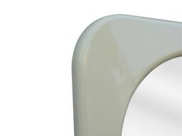 Vente-unique -Shaped Mirror With Gloss Finish - L60 X H160 Cm - Ivory - HAIMEI - thumbnail 6