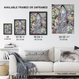 "Artery8 Portrait of Friederike Maria Beer Vintage Wall Art Print Klimt - Size: W18"" x H24""" - thumbnail 3