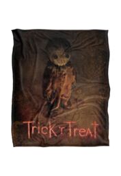 Warner Brothers Trick R Treat Silky Touch Super Soft Throw Blanket 152x127cm in White - Size: 152x127 cm - thumbnail 1