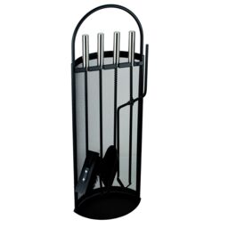 simpa Comtempo Arc 4PC SS Companion Set in Black - thumbnail 1