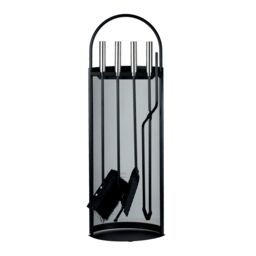 simpa Comtempo Arc 4PC SS Companion Set in Black - thumbnail 2