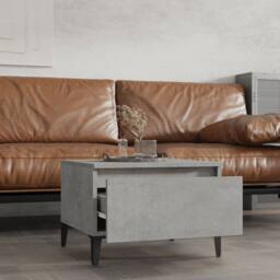 Berkfield Home Side Tables 2 pcs Concrete Grey 50x46x35 cm Engineered Wood - Size: 50 x 46 x 35 cm