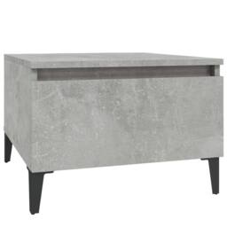 Berkfield Home Side Tables 2 pcs Concrete Grey 50x46x35 cm Engineered Wood - Size: 50 x 46 x 35 cm - thumbnail 6