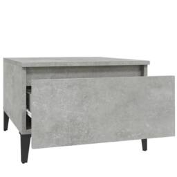 Berkfield Home Side Tables 2 pcs Concrete Grey 50x46x35 cm Engineered Wood - Size: 50 x 46 x 35 cm - thumbnail 8