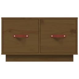 Berkfield Home Beautiful Coffee Table Honey Brown 60x53x35 cm Solid Wood Pine - Size: 60 x 53 x 35 cm - thumbnail 6