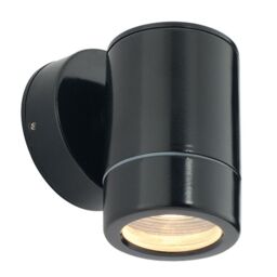 Loops 2 PACK Outdoor IP65 Wall Downlight - Dimmable 7W LED GU10 - Satin Black - thumbnail 3