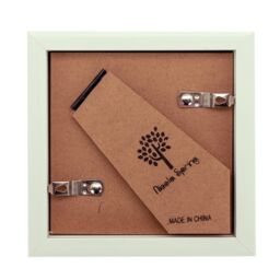 "Nicola Spring 3D Box Photo Frames - 4 x 4"" with 2 x 2"" Mount - Ivory Mount - Pack of 2 in White" - thumbnail 5