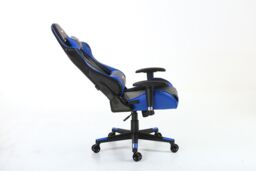 GTForce Pro FX Reclining Sports Racing Office Desk Faux Leather Gaming Chair in Blue - thumbnail 4