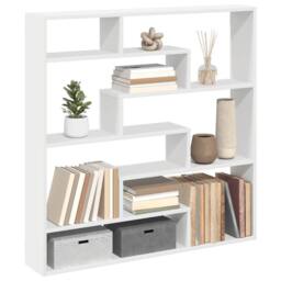 Berkfield Home Wall Cube Shelf 7 Compartments White Engineered Wood - thumbnail 2
