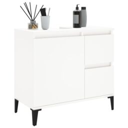 Berkfield Home Bathroom Cabinet White 65x33x60 cm Engineered Wood - Size: 65 x 33 x 60 cm - thumbnail 5