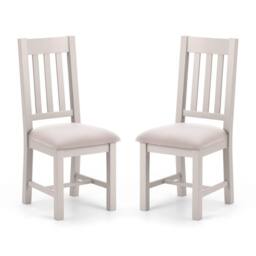 Cheshire Hartington Premium Dining Chairs - Set of 2 in Grey - thumbnail 1