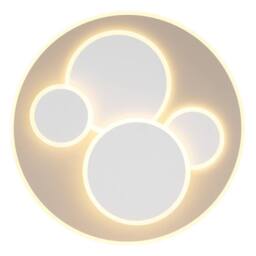 Netlighting Monty Semi Flush Ceiling Light Matt White LED 3000K - thumbnail 3