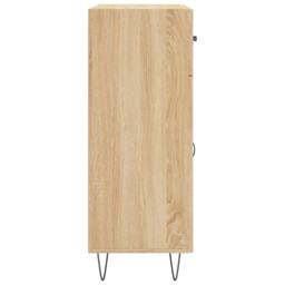 Berkfield Home Sideboard Sonoma Oak 69.5x34x90 cm Engineered Wood in Brown - thumbnail 7