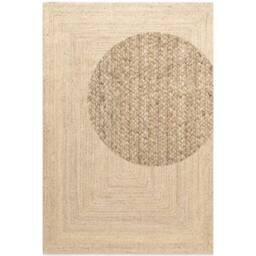 THE RUGS Sharmila Jute Rug Handwoven Reversible Natural Fibre Living Room - Size: 60 cm x 90 cm - thumbnail 6