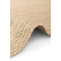 THE RUGS Sharmila Jute Rug Handwoven Reversible Natural Fibre Living Room - Size: 60 cm x 90 cm - thumbnail 3