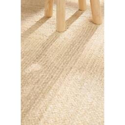 THE RUGS Sharmila Jute Rug Handwoven Reversible Natural Fibre Living Room - Size: 60 cm x 90 cm - thumbnail 5