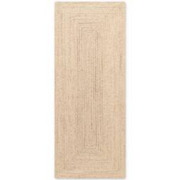 THE RUGS Sharmila Jute Rug Handwoven Reversible Natural Fibre Living Room - Size: 60 cm x 90 cm - thumbnail 9