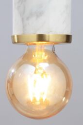 BHS Lighting Romano Pendant Ceiling Light in Metallic Gold - thumbnail 3