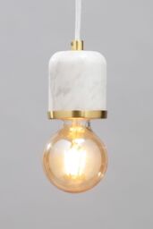 BHS Lighting Romano Pendant Ceiling Light in Metallic Gold - thumbnail 1