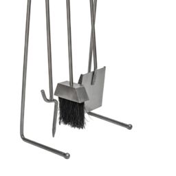 Ivyline Pewter Linear Companion Set H73cm W27cm in Silver - thumbnail 4