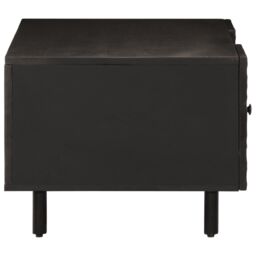 Berkfield Home Coffee Table Black 100x54x40 cm Solid Wood Mango - Size: 100 x 54 x 40 cm - thumbnail 6