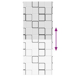 Berkfield Home Shower Roller Blind 110x240 cm Fabric Width 106 cm in Black - thumbnail 5
