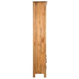 Berkfield Home Freestanding Bathroom Cabinet Solid Pinewood 48x32x170 cm in Brown - Size: 48 x 32 x 170 cm - thumbnail 3