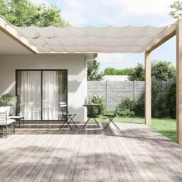 Berkfield Home Vertical Awning White 140x600 cm Oxford Fabric - thumbnail 2