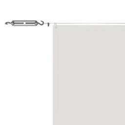 Berkfield Home Vertical Awning White 140x600 cm Oxford Fabric - thumbnail 5