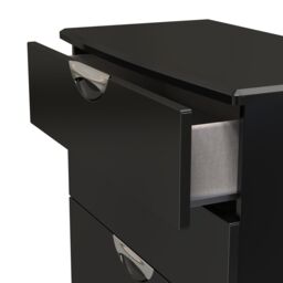 Ready Assembled 2 U Holborn 4 Drawer Deep Chest (Ready Assembled) in Black - Size: Medium - thumbnail 5