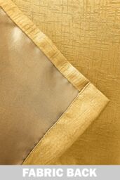 Enhanced Living 'Vogue' Ochre Eyelet Thermal Noise Reducing Dim Out Curtains Pair in Yellow - Size: 117 cm width x 229 cm drop - thumbnail 5