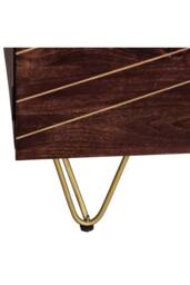 IH Design Silchester Dark Mango Extra Large Sideboard With Doors Drawers in Brown - thumbnail 7